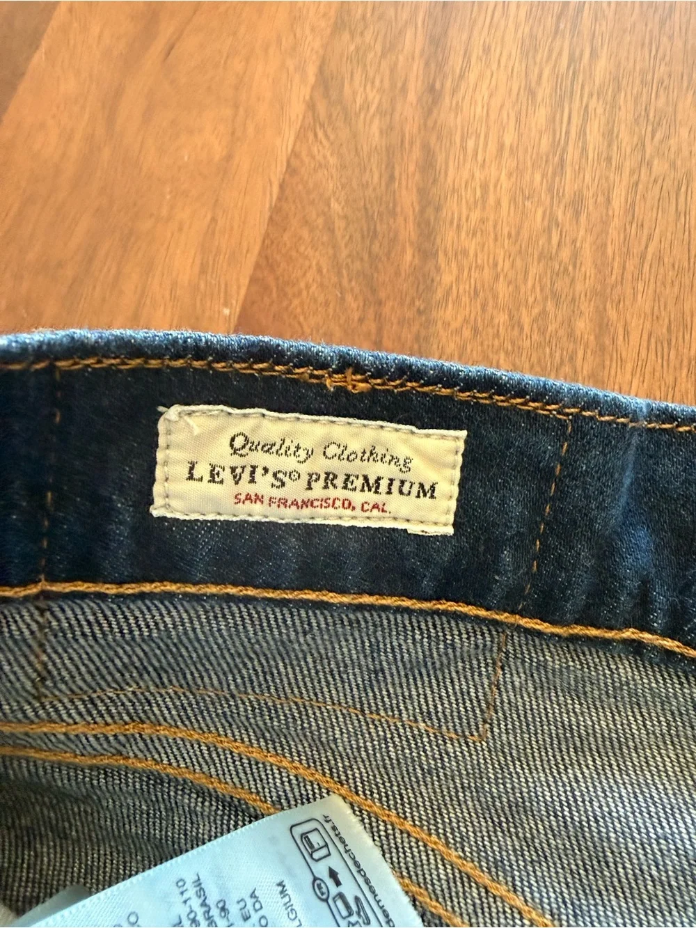 Levi's Straight Dark Blue Men's Jeans